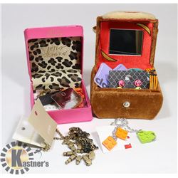BOX OF COSTUME JEWELLERY