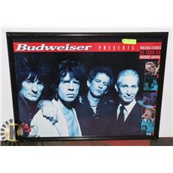 ROLLING STONES VOODOO LOUNGE FRAMED POSTER