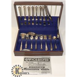 ESTATE SET OF SILVERWARE INCLUDING