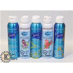BAG OF SPRAY ANTIPERSPIRANT
