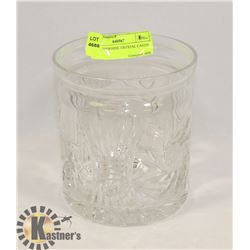 LARGE PINWHEEL CRYSTAL CANDY JAR