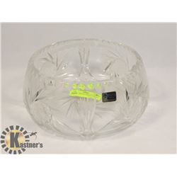LARGE PINWHEEL CRYSTAL BOWL
