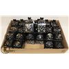 Image 1 : FLAT OF 25 BLACK HALLOWEEN LANTERNS