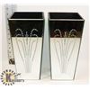 Image 1 : LARGE MIRRORED VASES