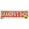Image 1 : GRANDPAS SHOP WOODEN SIGN
