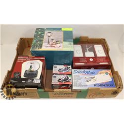 FLAT OF CHRISTMAS DECORATIONS, STITCHMATE