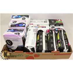 FLAT OF ASSORTED KOTEX PADS