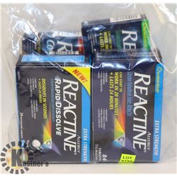 BAG OF ASSORTED REACTINE