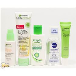 BAG OF ASSORTED SKIN CARE PRODUCT