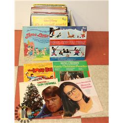 BOX OF 39 ASSORTED RECORDS