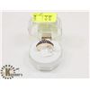 Image 1 : #1-CUBIC ZIRCONIA RING .925 STERLING SILVER