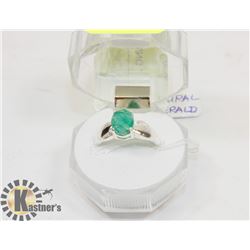 #26-GREEN EMERALD RING