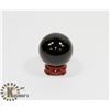 #52-NATURAL BLACK OBSIDIAN HEALING SPHERE BALL
