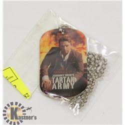 NEW TARTAN ARMY JOHNNY REID DOG TAG NECKLACE