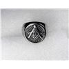 Image 2 : 10)  STAINLESS STEEL FREE MASON'S INSIGNIA