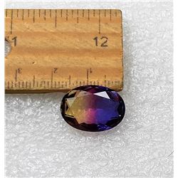 4)  TRI COLORED WATERMELON TOURMALINE