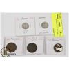 LOT OF CANADA COINS, 1914, 1920 NICKELS,