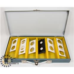 METAL COIN HOLDER FOR 2 X 2 SLEEVES WITH ASSORTED