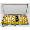 Image 1 : METAL COIN HOLDER FOR 2 X 2 SLEEVES WITH ASSORTED