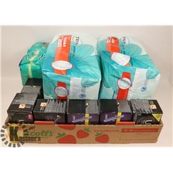 BAG OF TAMPONS AND ALWAYS PADS