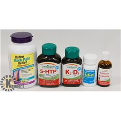 BAG OF ASSORTED SUPPLEMENTS