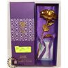 Image 1 : 24K GOLD DIPPED ROSE COLLECTIBLE