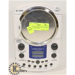 CURTIS WATER RESISTANT SHOWER RADIO / CD PLAYER