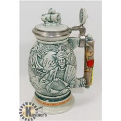 CERAMIC 'CHRISTOPHER COLUMBUS NEW WORLD'