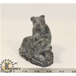 EDMOND WOLF JR. "TWO BEARS ON A LOG"