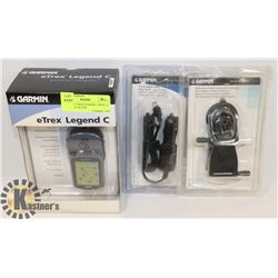 GARMIN E TRAX LEGEND C WITH 12 VOLT PLUG & CAR