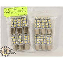 LOT OF 12 NEW RV/AUTO LED BULBS - WARM WHITE