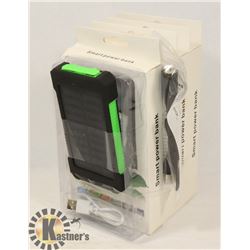 LOT OF 4 NEW SOLAR CHARGER BANKS - WATER RESISTANT