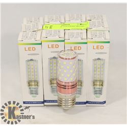 LOT OF 12 NEW LED LIGHT BULBS - 6000K