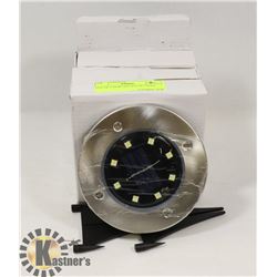 LOT OF 4 NEW LED SOLAR STUDS