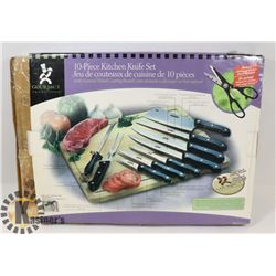 GOURMET TRADITIONS 10 PIECE KNIFE SET
