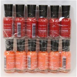 BUNDLE OF 12 SALLY HANSEN NAIL POLISH