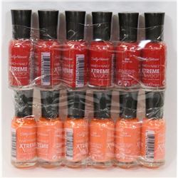 BUNDLE OF 12 SALLY HANSEN NAIL POLISH