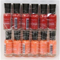 BUNDLE OF 12 SALLY HANSEN NAIL POLISH