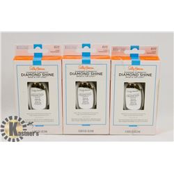 3 PACK OF SALLY HANSEN DIAMOND STRENGTH BASE &