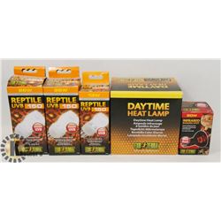 BOX OF ASSORTED REPTILE BULBS