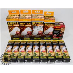 BOX OF ASSORTED REPTILE BULBS