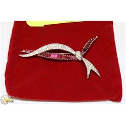 COSTUME JEWELRY BROOCH BY LEC