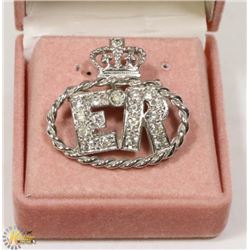 ANTIQUE CORONATION RHINESTONE