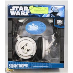 STAR WARS STORM TROOPER STEREO HEAD PHONES