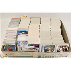 BOX OF BASEBALL CARDS 1987 AND 1989 TOPPS, OPC AND