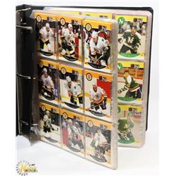 BINDER OF 1990 PROSET HOCKEY CARDS.