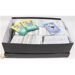 APPROX 1000 ASSORTED HOCKEY CARDS.