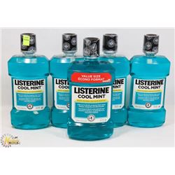 5 BOTTLES OF LISTERINE