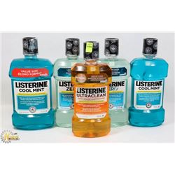 5 BOTTLES OF LISTERINE