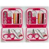 Image 1 : LOT OF 2 NEW! MINI PORTABLE SEWING KIT